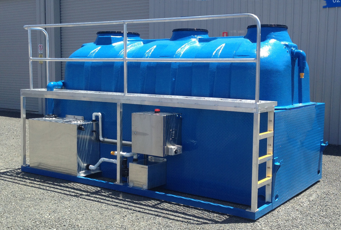 Waste water treatment plant skid hire